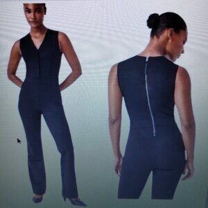 Spanx Perfect Sleeveless Jumpsuit Classic Black Size XL NWT